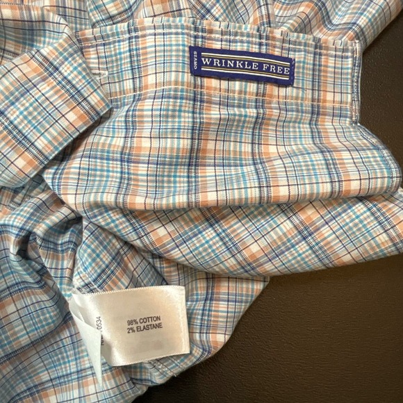 2 Orvis Mens Classic Fit Short Sleeve Plaid Button Down Shirts Wrinkle Free XXL - Picture 12 of 14